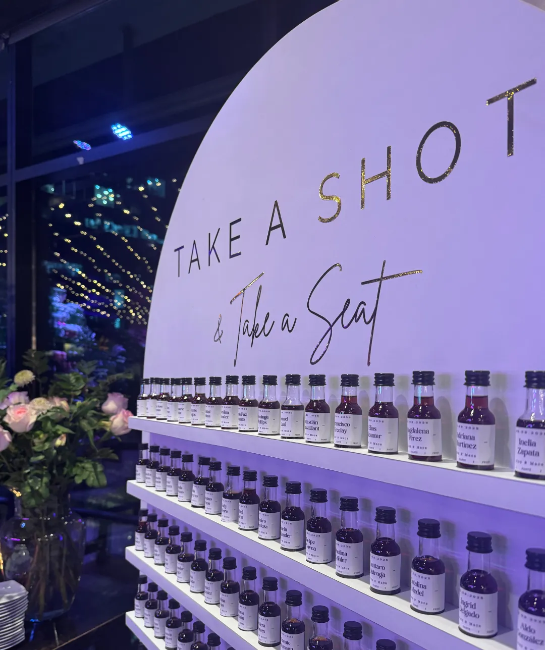 Take a Shot Take a Seat por Stellar Eventos